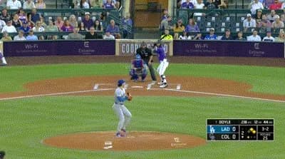 大谷翔平、2回裏にロッキーズ・ドイルにタイムリーツーベースを打たれ先制点を許す…