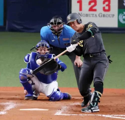 【阪神】豊田寛「絶対追い込まれたらダメだと」中日守護神松山の初球155キロ直球を右前打