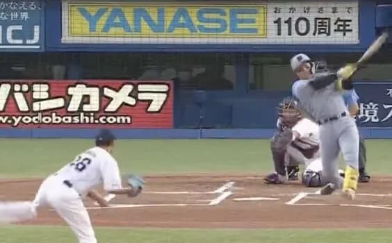 森下翔太18号！！！ ７試合連続ヒットで復調か