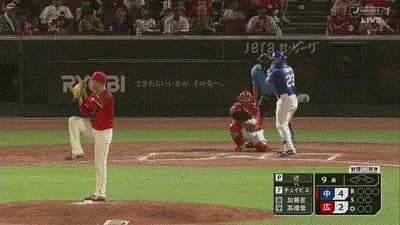 【広島対中日22回戦】中日・チェイビス、第４号ソロホームラン！リードを３点に広げる！！！！！！！！！！！！！