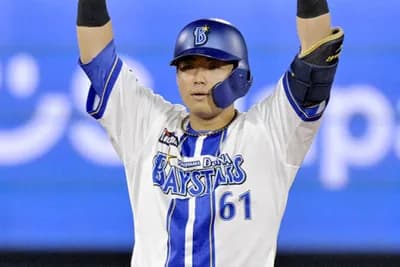 De蝦名達夫(今年28歳) 打率.270(226-61) 4本 24点 OPS.701←地味にようやっとる模様