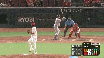 【広島対巨人17回戦】広島が４－１で巨人に勝利！初回、モンテロの適時打＆末包の犠飛で先制！床田９回６安打１失点で９勝目！巨人２連敗でまたも貯金ゼロ