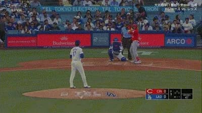 大谷翔平、3回にレッズ・マルテに第１１号ソロホームランを打たれ先制点を許す…