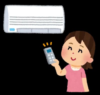 人間←エアコンを付けないと暑さで死ぬ