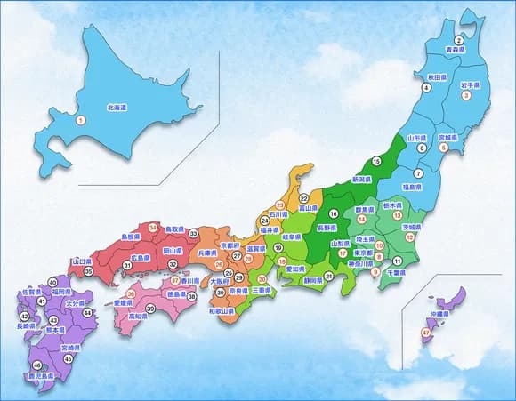 【草】47都道府県言えるやつ多いけど位置聞かれると急に怪しくなる説ｗｗｗ