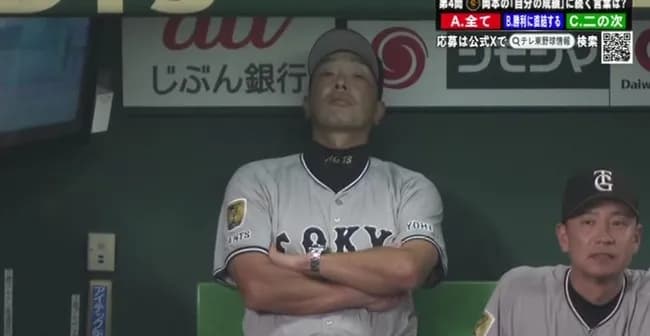 【画像】巨人阿部監督、怖すぎる