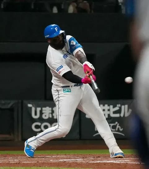 【日本ハム】かかと痛からスタメン復帰レイエスが28号２ラン、敬遠されず「モチベーション上がった」