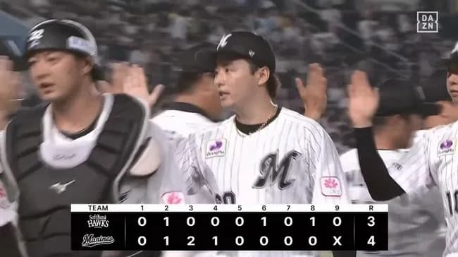 【ロッテ対ソフトバンク23回戦】ロッテが４－３でソフトバンクに連勝しカード勝ち越し！佐藤２試合連続弾！友杉プロ１号！小島が７勝目！ソフトバンクは逆転負けで連敗