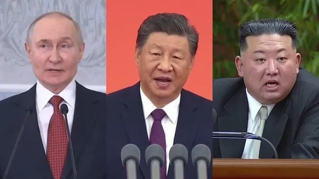 明日中国で、習近平とプーチンと金正恩の三者面談が実現かｗｗｗｗ