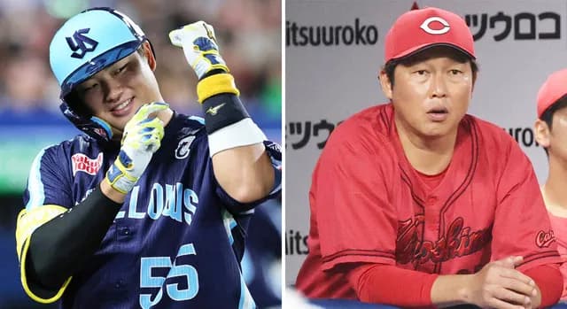 カープvs村上宗隆(.444 6本 OPS1.976 HR率.333) 新井監督「相手が凄い。脱帽」【監督談話/反省会】
