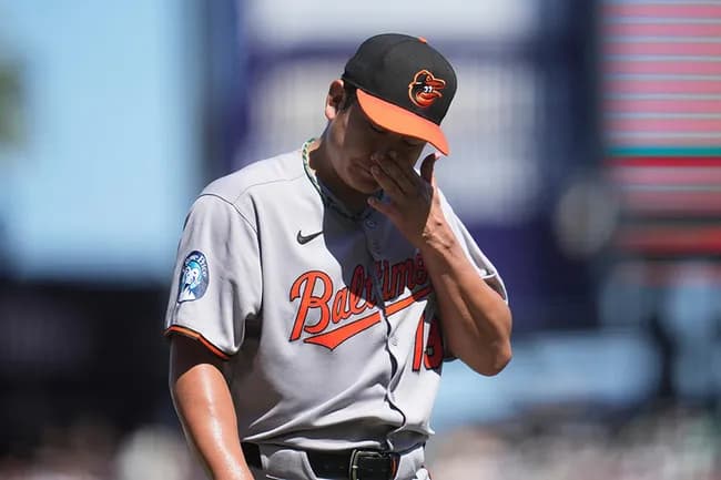 菅野智之、メジャー最短3回1/3KOで7敗目　ワーストタイ10安打＆7失点の炎上