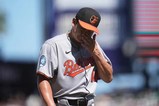 【MLB】菅野智之、メジャー最短の3回1/3KOで7敗目…　ワーストタイ10安打＆7失点の炎上