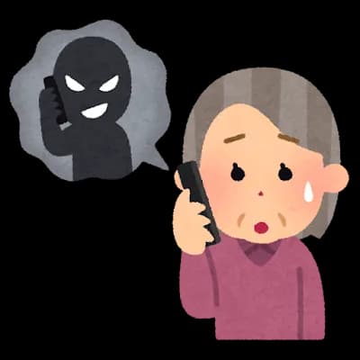 〓「詐欺の電話っぽいな…交番行くわ」〓「かわります！もしもし警察だ！」