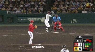 【阪神対広島22回戦】阪神、４回裏１アウト一二塁から佐藤輝明のタイムリーで同点に追いつく！！！！！！！！！！！