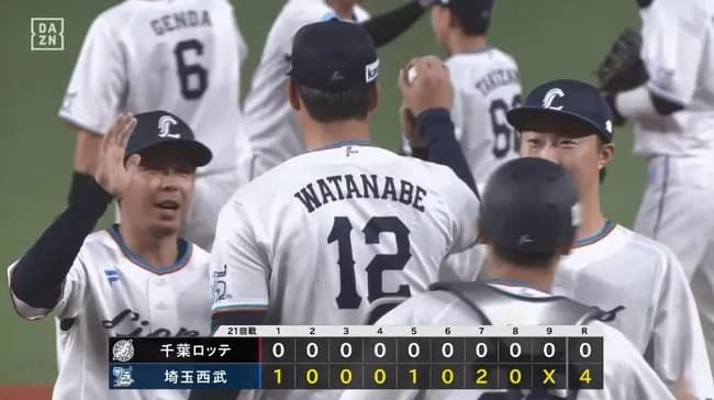 【西武】７年目の渡辺勇太朗が初完投初完封　４連勝で単独４位浮上