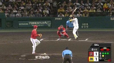 【阪神対広島22回戦】阪神、６回裏無死一三塁から森下翔太のタイムリーで勝ち越し！！！！！！！！！！！！！！