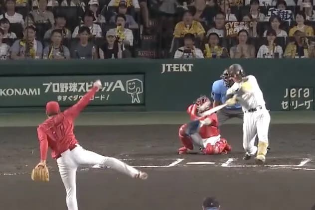 森下翔太、勝ち越しタイムリーヒット！！！阪神２ー１広島