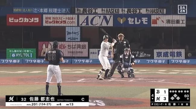 オリックス　vs　ロッテ　とかいうまったくもって意味の無い試合
