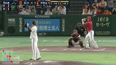 【巨人対広島22回戦】広島・中村奨成、巨人・石川達也から第７号勝ち越しソロホームラン！！！！！！！！！！！！！！！！！！！