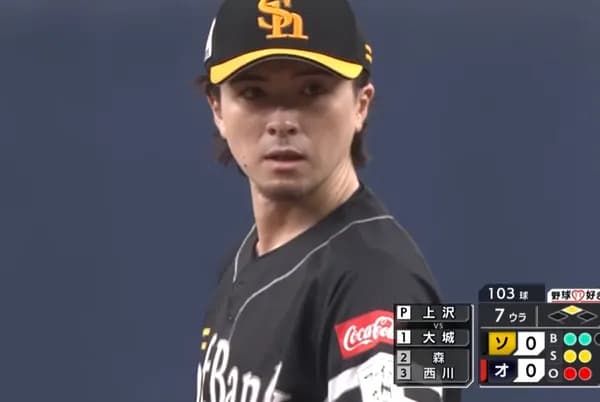 上沢直之 7回104球2安打無失点　小久保監督「野手に足を引っ張られながら、点をやらないのはたいしたもん。」