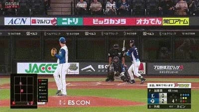 【日本ハム対西武21回戦】西武・外崎、日本ハム・加藤から第５号ソロホームラン！１点差に詰め寄る！！！！！！！！！