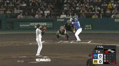 【阪神対中日21回戦】中日、７回表１アウト三塁から石伊のタイムリーで先制！！！！！！！！！！
