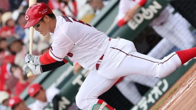 カープ羽月小園ファビ坂倉がヤクルト青柳から4連打で4得点！玉村を強力援護！！