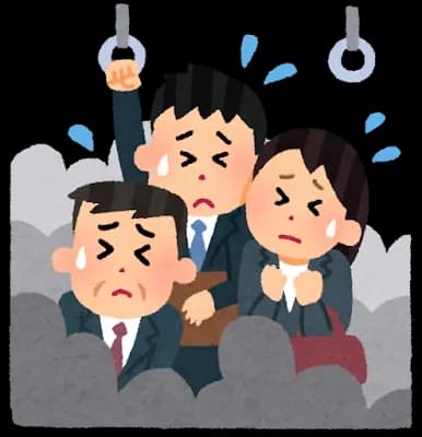 【地獄】東京の通勤ラッシュ、もう限界。毎朝これって人間扱いされてると思う？