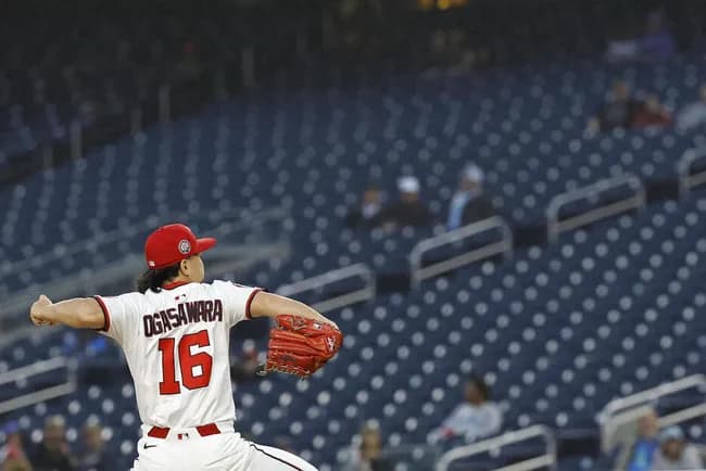 小笠原慎之介、メジャー初の３連投で３連打を浴びる　１回を５安打３失点　防御率は7.41