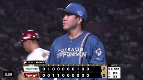 【日本ハム】金村尚真、回跨ぎも完璧！ファン「スプリットキレキレ」「完全復活か？」