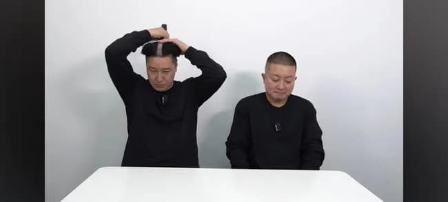 チョコプラ頭を丸めて謝罪