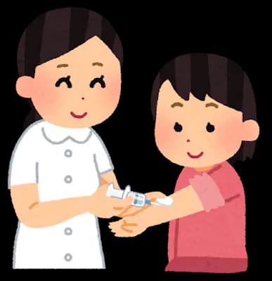 子宮頸がんの予防接種←今年から12歳～接種になりました