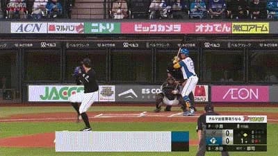 【日本ハム対ロッテ21回戦】日本ハム・水谷瞬、ロッテ・小島から第１２号先制２ランホームラン！！！！！！！！！！！！！！