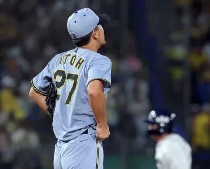 (神)伊藤将司、5回持たず8失点でKO クライマックス先発は黄色信号か