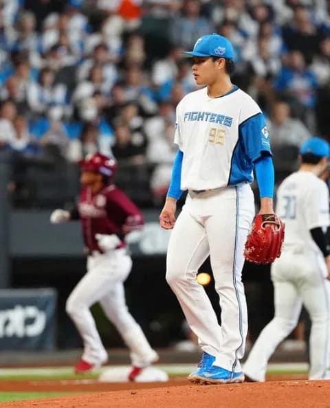 日本ハム・孫易磊　来日2度目の先発登板は2回3失点で降板