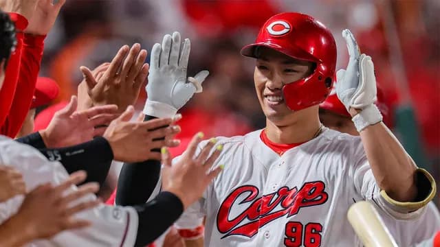 カープ中村奨成、巨人から6発目！10桁ホームラン王手「何とかあと1本打たしてください」