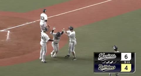 森友哉 今季第1号3ランホームラン！