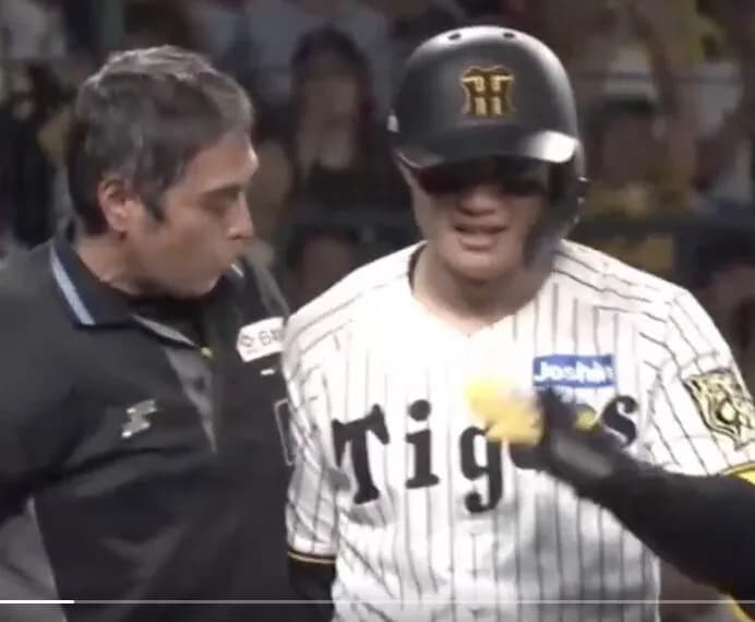 白井球審と森下翔太、一触即発wwwwwwwwwwww