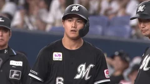 ロッテ西川史礁、ルーキーなのにパリーグ二塁打ランキング1位！