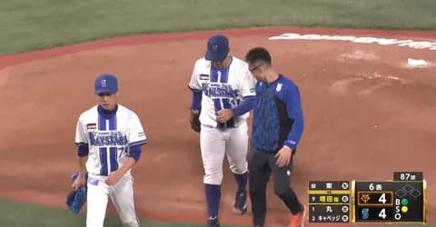 DeNA東克樹、6回途中降板は『上半身のコンディション不良』