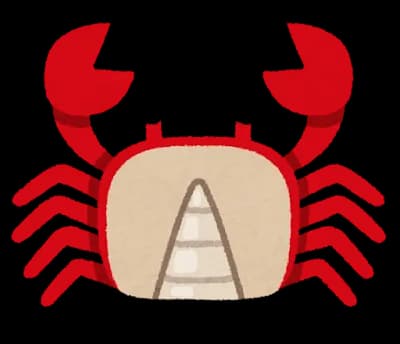 【緊急速報】都内の駅にカニ複数