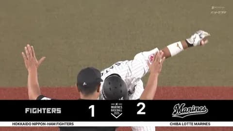 ロッテ、相手ミスと佐藤都志也のタイムリーであっという間に逆転！！