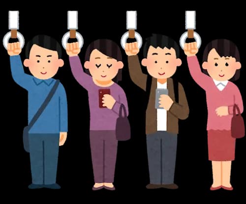 電車内ワイ「怖いから座席座らんとこ」