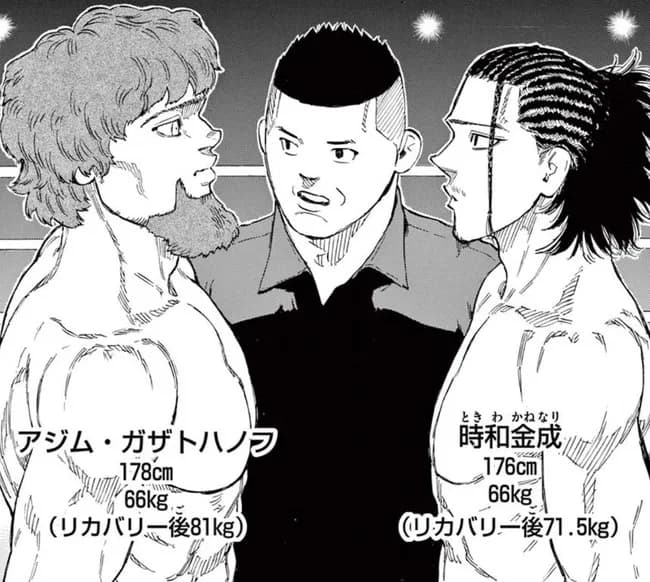 【画像】格闘技漫画作者「こいつ軽量級やけど強キャっぽく見せたいなあ、せや！」