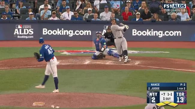 【朗報】アーロン・ジャッジさん、今季ポストシーズン打率.571 OPS1.339wwwwwwwwwwwwwww