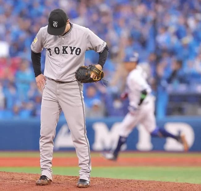 悲報　巨人2安打　惨敗