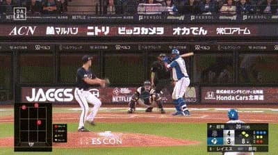 【パCS1st2回戦】日本ハム・レイエス、８回裏２アウト一二塁から逆転２点タイムリー！！！！！！！！！！！！！！！