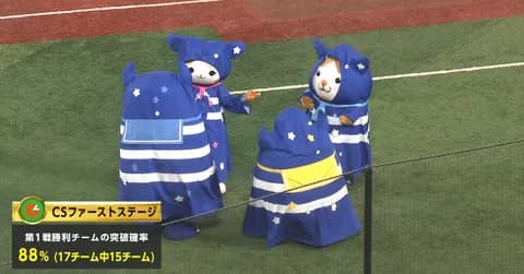 CSファーストステージ　先勝チームの突破率88％←これ