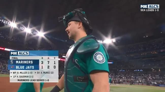 マリナーズが球団史上初のワールドシリーズに向け敵地で先勝…２冠王ローリー同点弾＆ポランコ適時打