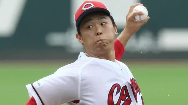 カープ玉村「だんだん落ちるようになってきた」新球フォークに手応えあり！シート打撃で三振も奪う